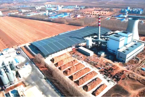 新盛娱乐集团富裕生物质电厂即将投产 | 掀起秸秆打包离田热潮，，，，，，，，促进秸秆综合利用，，，，，，，，保卫碧水蓝天